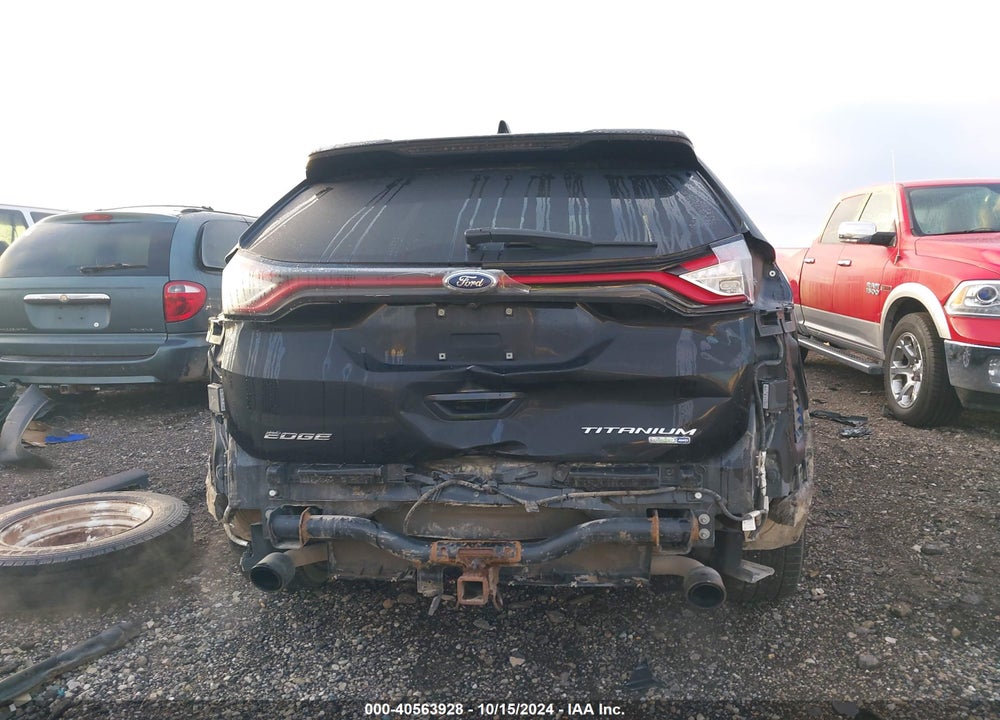 2017 FORD EDGE TITANIUM VIN: 2FMPK4K94HBB15718