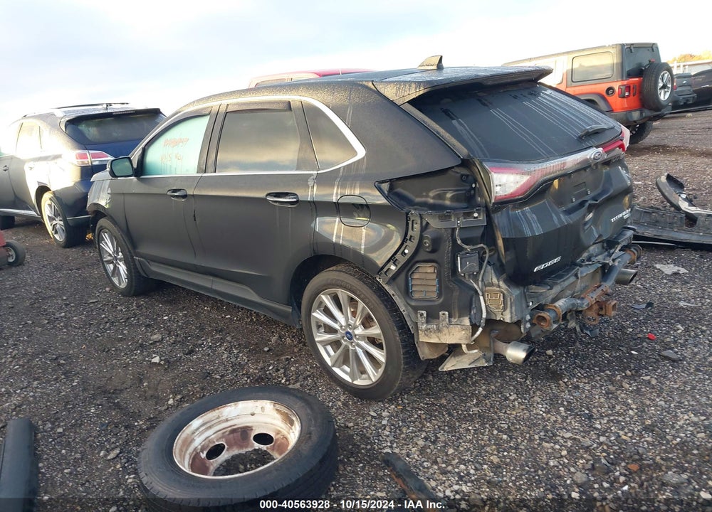 2017 FORD EDGE TITANIUM VIN: 2FMPK4K94HBB15718