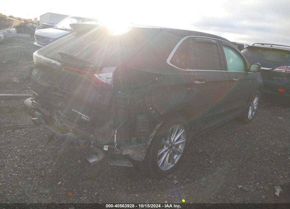 2017 FORD EDGE TITANIUM VIN: 2FMPK4K94HBB15718