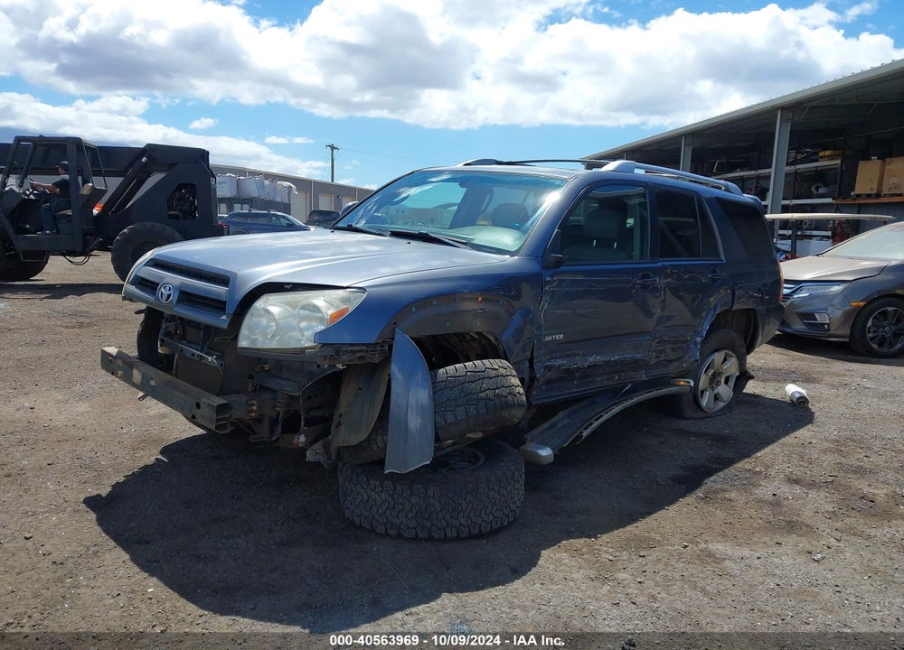 2004 TOYOTA 4RUNNER LIMITED V6 VIN: JTEZU17R748014177