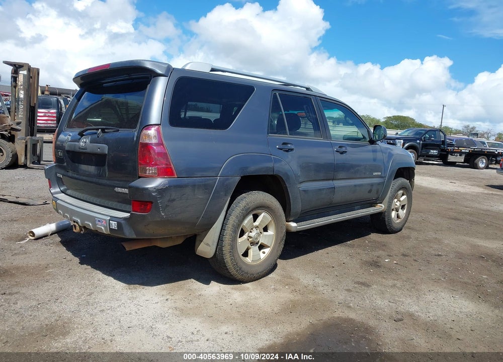 2004 TOYOTA 4RUNNER LIMITED V6 VIN: JTEZU17R748014177