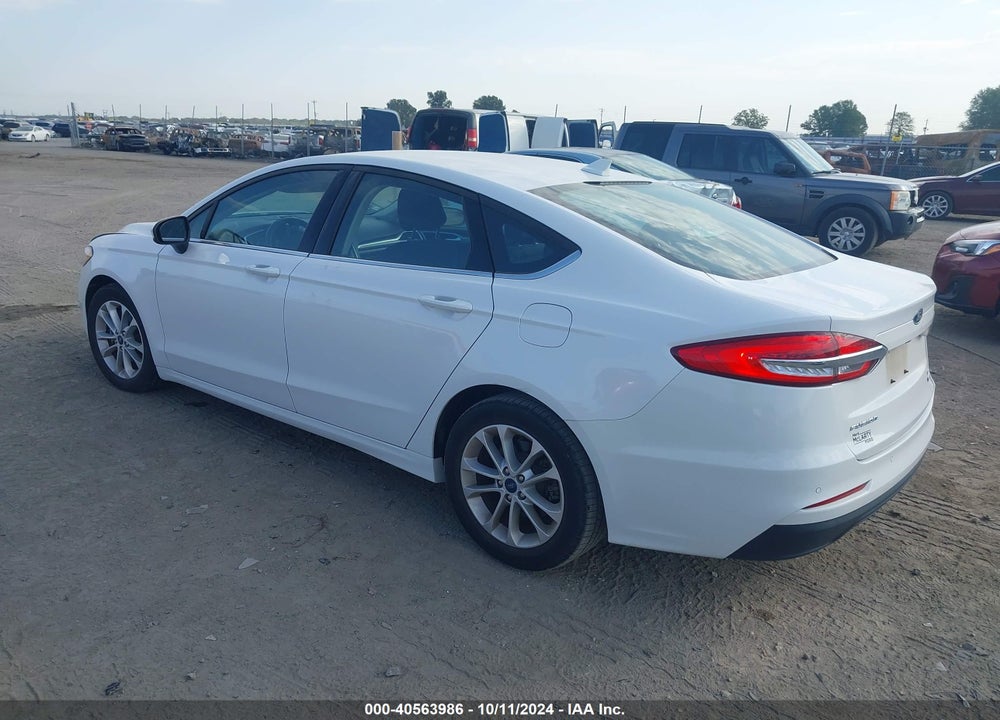 2020 FORD FUSION SE VIN: 3FA6P0HDXLR161110