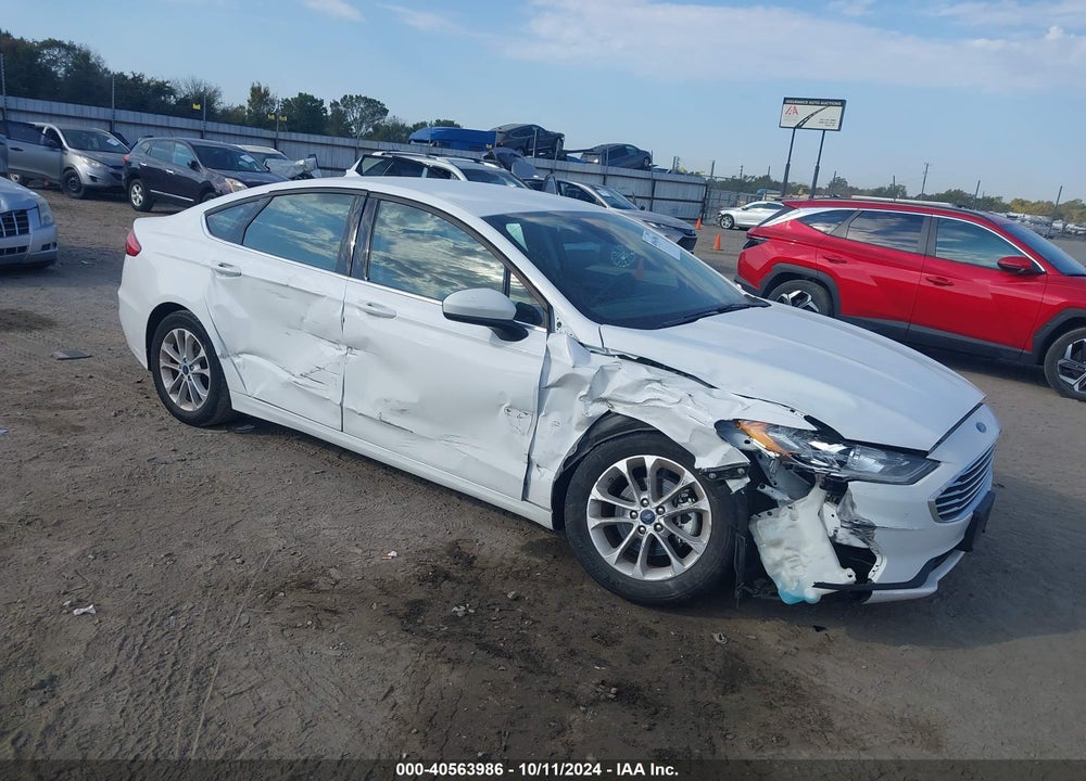 2020 FORD FUSION SE VIN: 3FA6P0HDXLR161110
