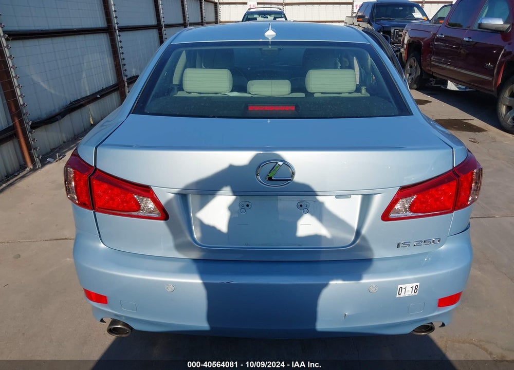 2011 LEXUS IS 250 VIN: JTHBF5C20B2100364
