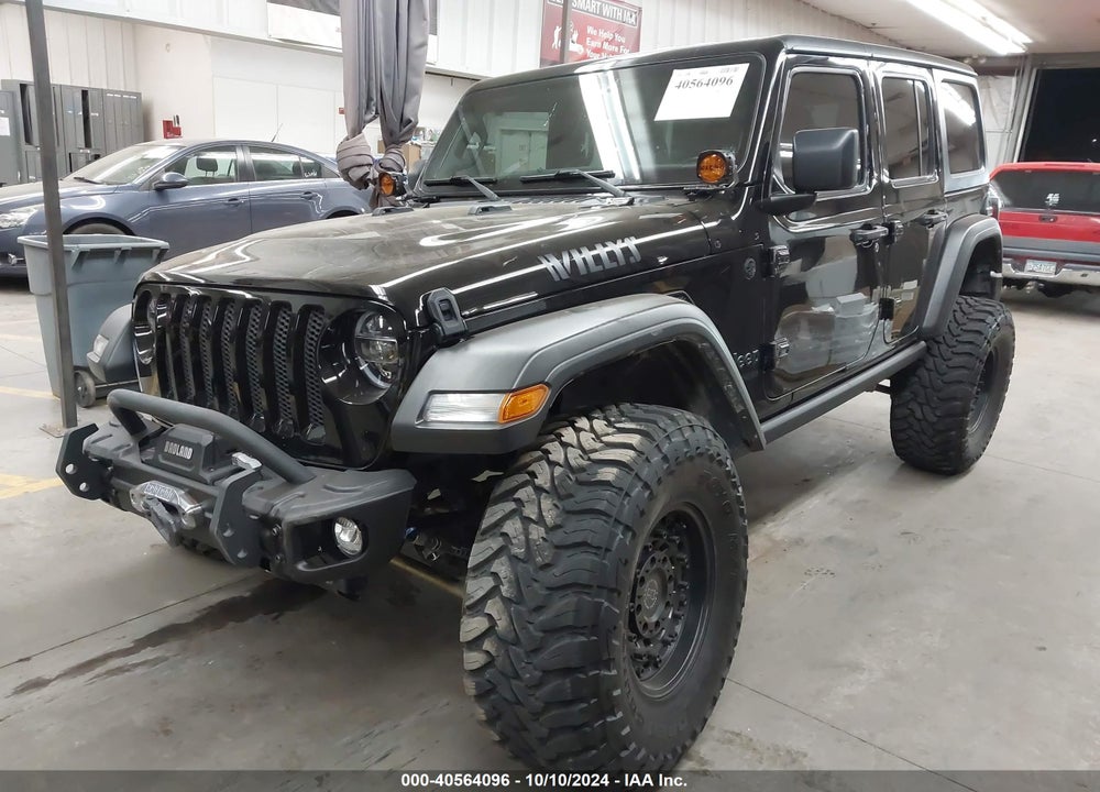 2022 JEEP WRANGLER UNLIMITED WILLYS 4X4 VIN: 1C4HJXDMXNW131074