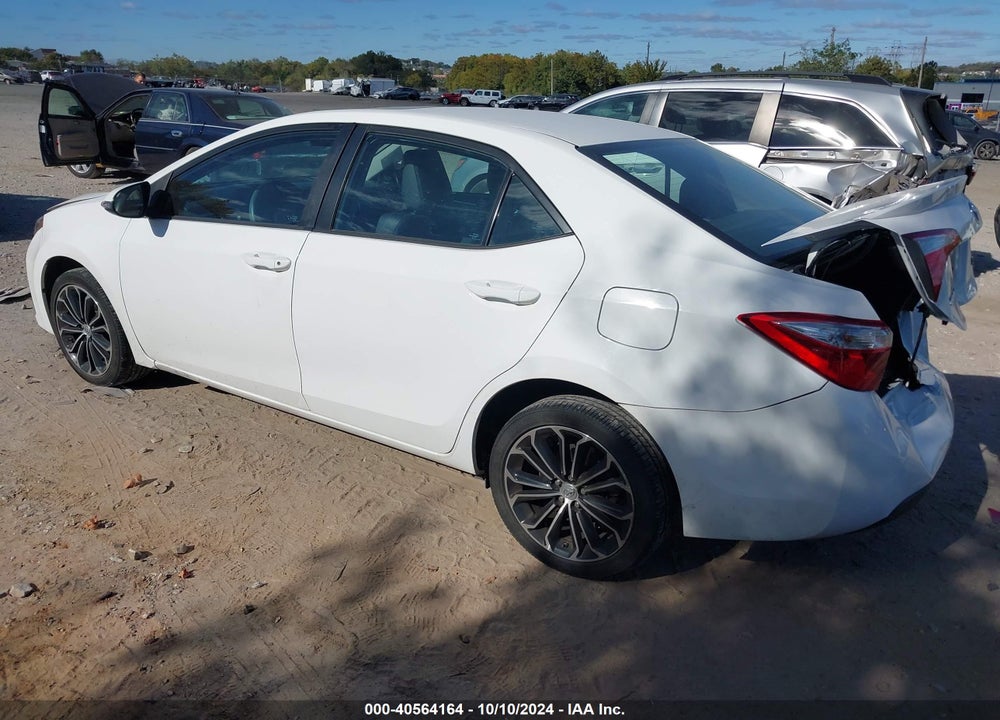 2016 TOYOTA COROLLA S PLUS VIN: 2T1BURHE3GC675956