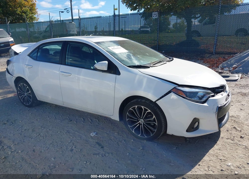 2016 TOYOTA COROLLA S PLUS VIN: 2T1BURHE3GC675956