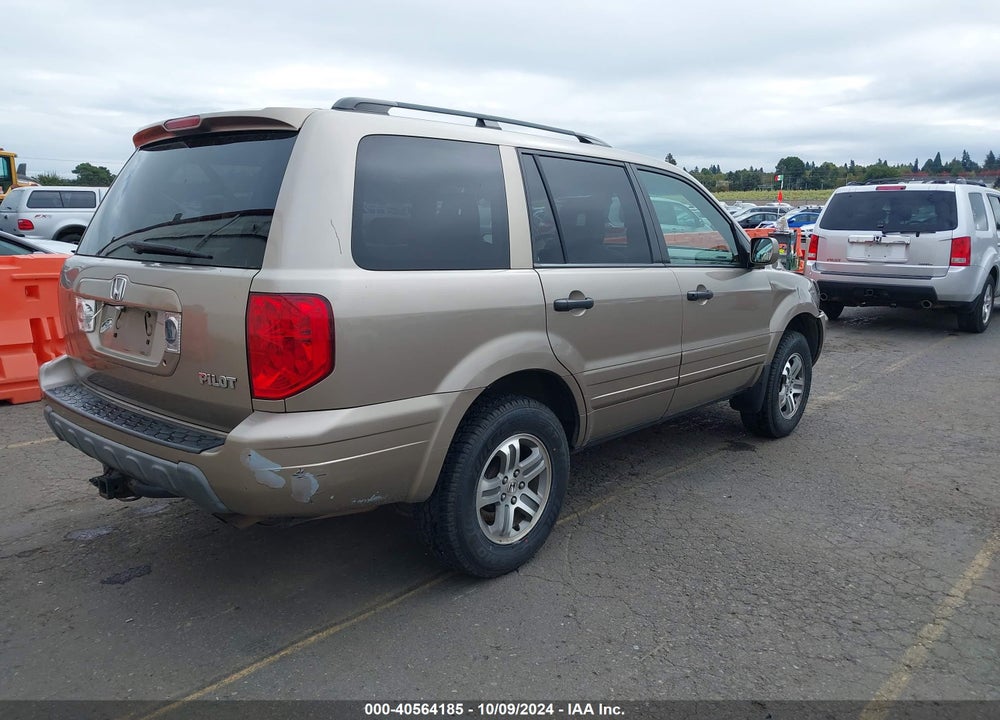 2004 HONDA PILOT EX-L VIN: 2HKYF18664H620442