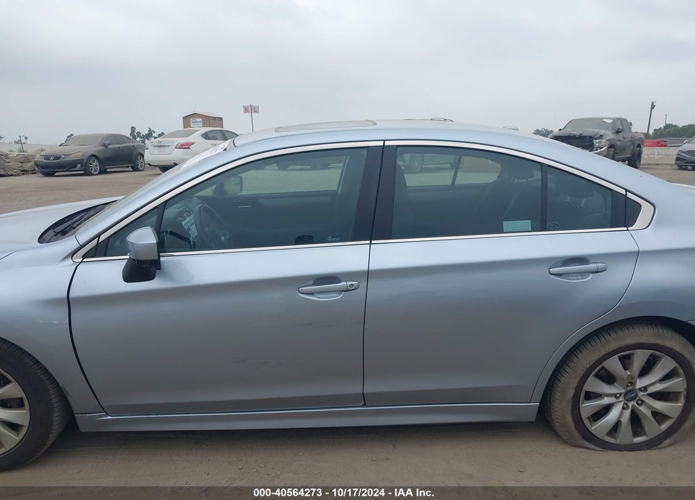 2015 SUBARU LEGACY 2.5I PREMIUM VIN: 4S3BNAD69F3028112