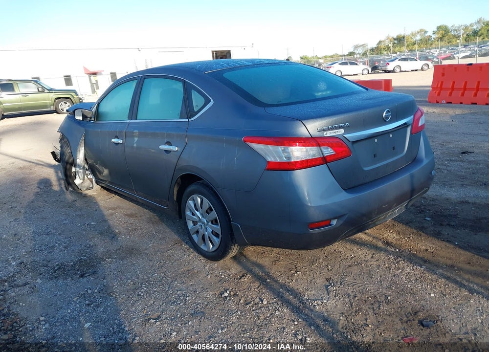 2015 NISSAN SENTRA S VIN: 3N1AB7APXFY287545