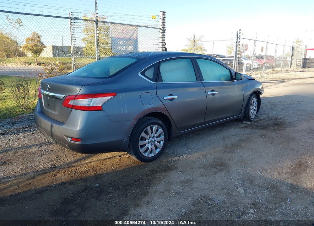 2015 NISSAN SENTRA S VIN: 3N1AB7APXFY287545