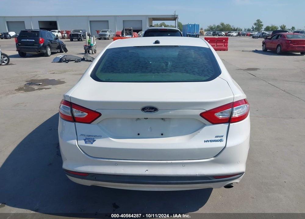 2015 FORD FUSION HYBRID SE VIN: 3FA6P0LUXFR172197