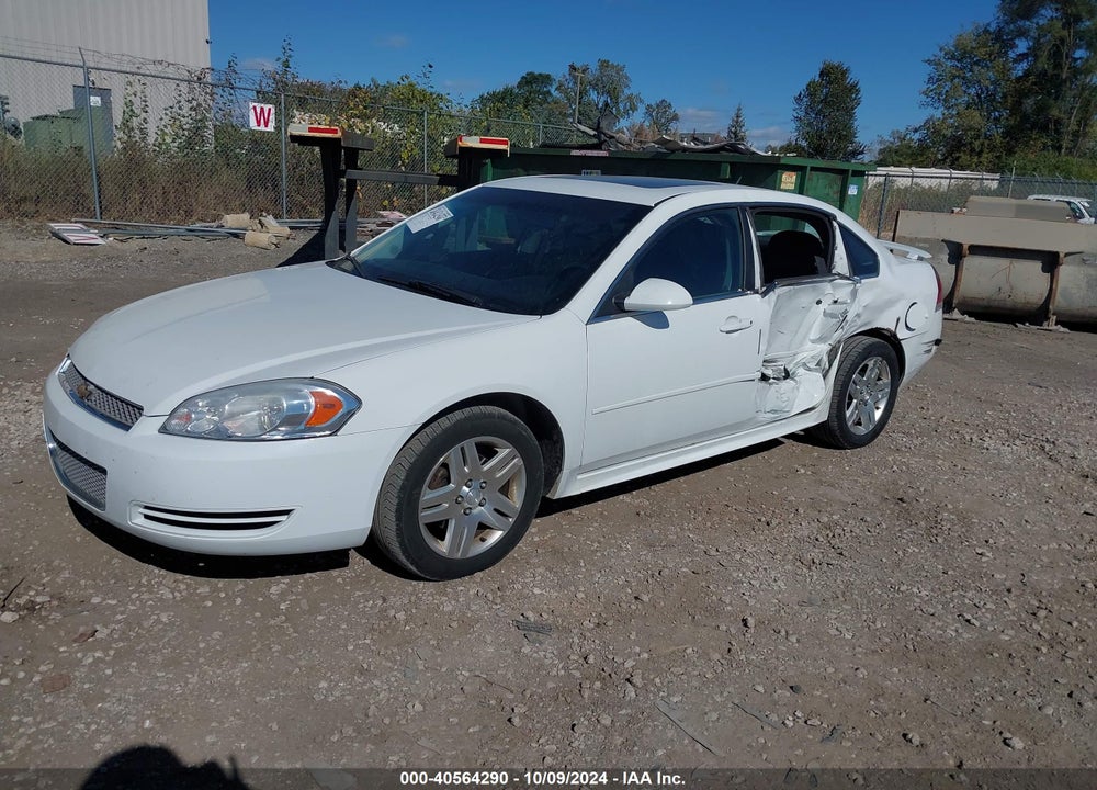 2012 CHEVROLET IMPALA LT VIN: 2G1WG5E3XC1254404