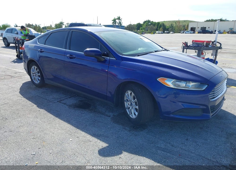 2016 FORD FUSION S VIN: 3FA6P0G77GR275406