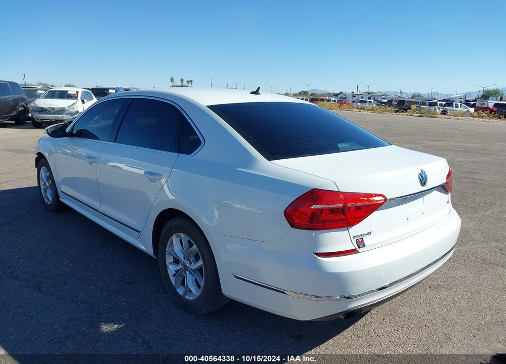 2016 VOLKSWAGEN PASSAT 1.8T S VIN: 1VWAT7A39GC041245