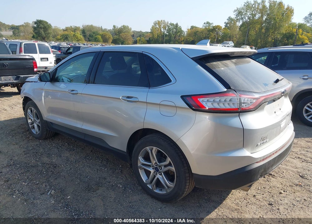 2016 FORD EDGE TITANIUM VIN: 2FMPK4K91GBB42163