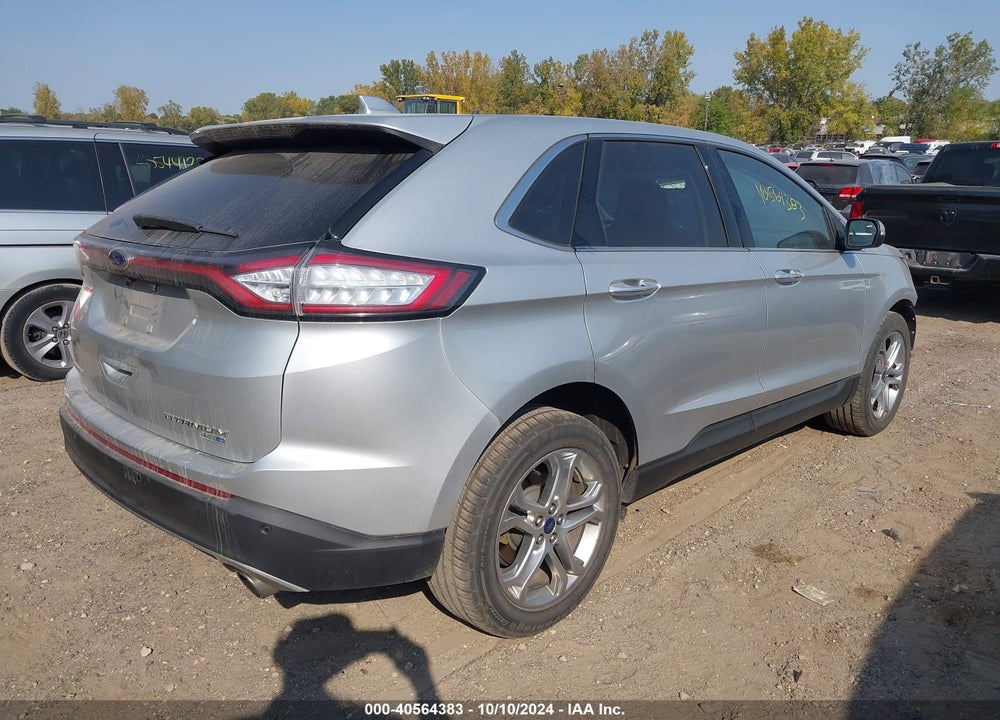 2016 FORD EDGE TITANIUM VIN: 2FMPK4K91GBB42163
