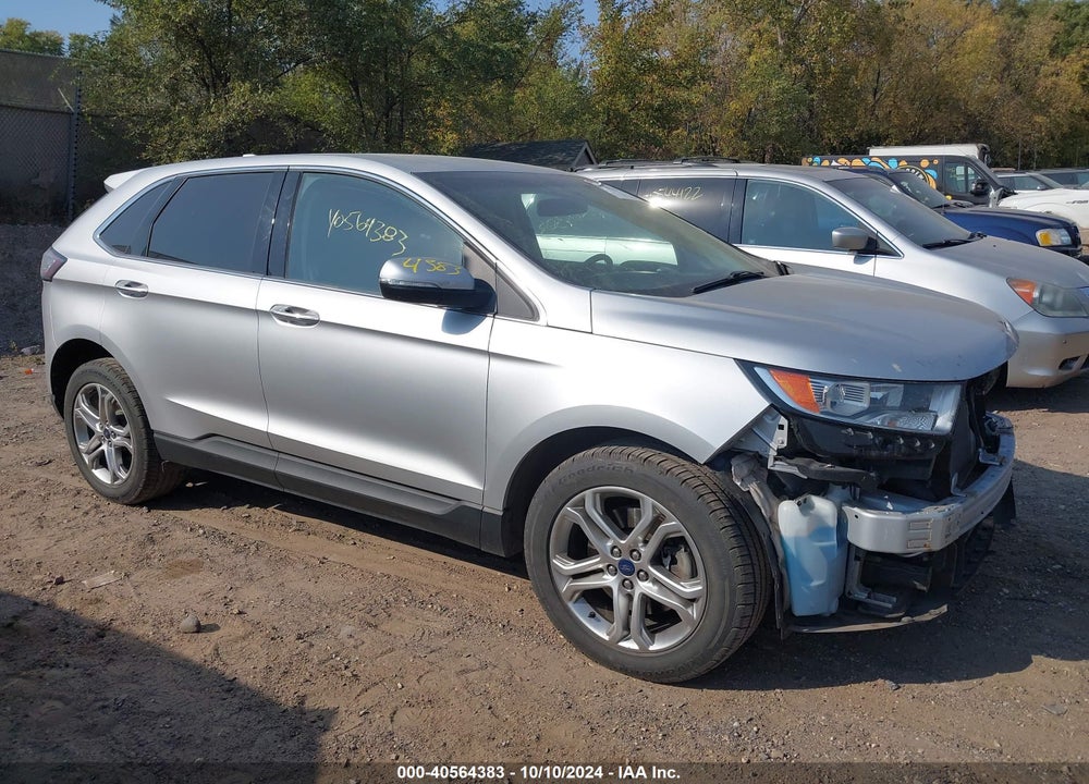 2016 FORD EDGE TITANIUM VIN: 2FMPK4K91GBB42163