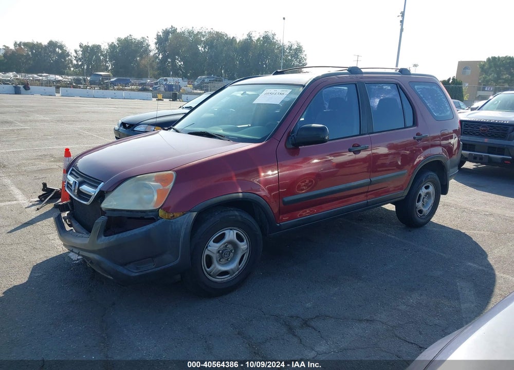 2002 HONDA CR-V LX VIN: JHLRD68442C022884