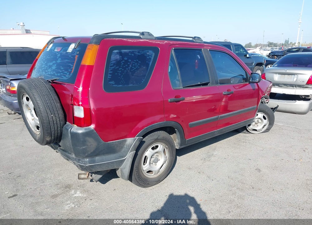 2002 HONDA CR-V LX VIN: JHLRD68442C022884