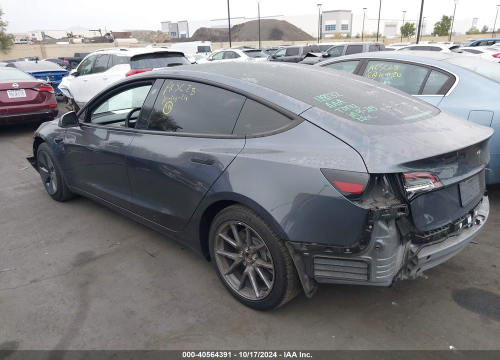 2022 TESLA MODEL 3 REAR-WHEEL DRIVE VIN: 5YJ3E1EA8NF316082