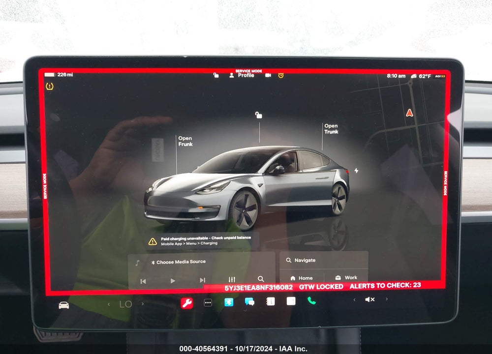 2022 TESLA MODEL 3 REAR-WHEEL DRIVE VIN: 5YJ3E1EA8NF316082