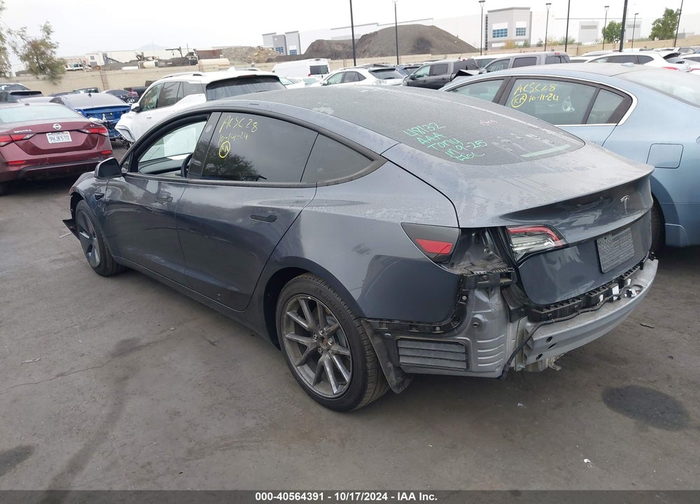 2022 TESLA MODEL 3 REAR-WHEEL DRIVE VIN: 5YJ3E1EA8NF316082