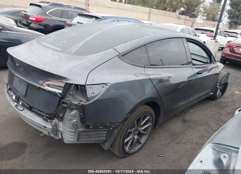 2022 TESLA MODEL 3 REAR-WHEEL DRIVE VIN: 5YJ3E1EA8NF316082