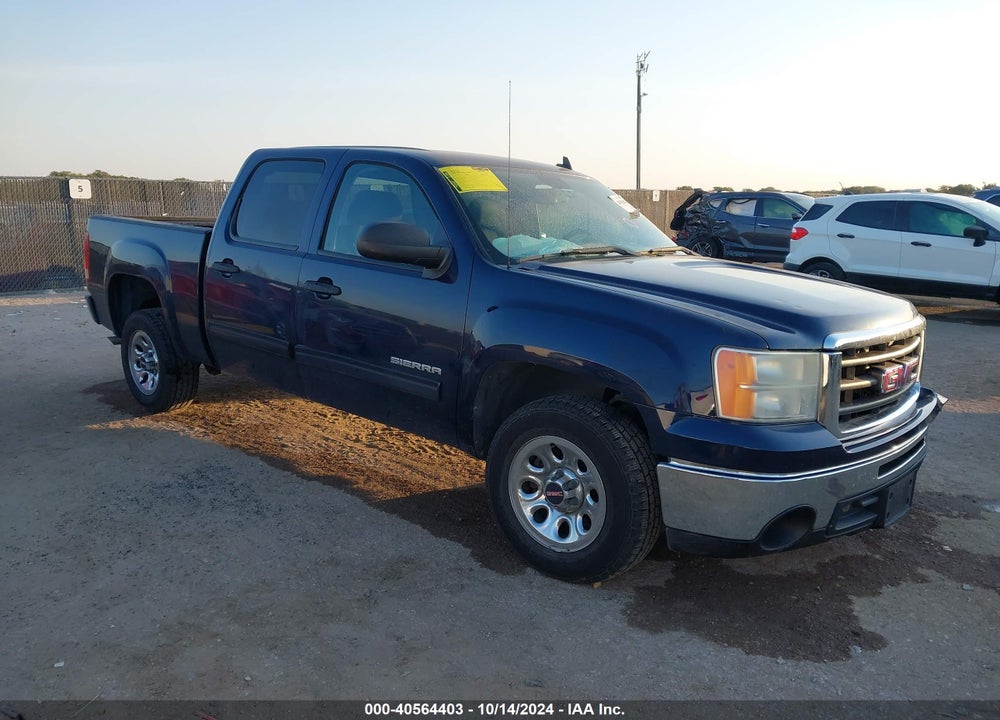 2010 GMC SIERRA 1500 SL VIN: 3GTRCUEA7AG255054