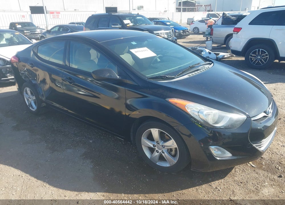 2013 HYUNDAI ELANTRA GLS VIN: 5NPDH4AE4DH442512