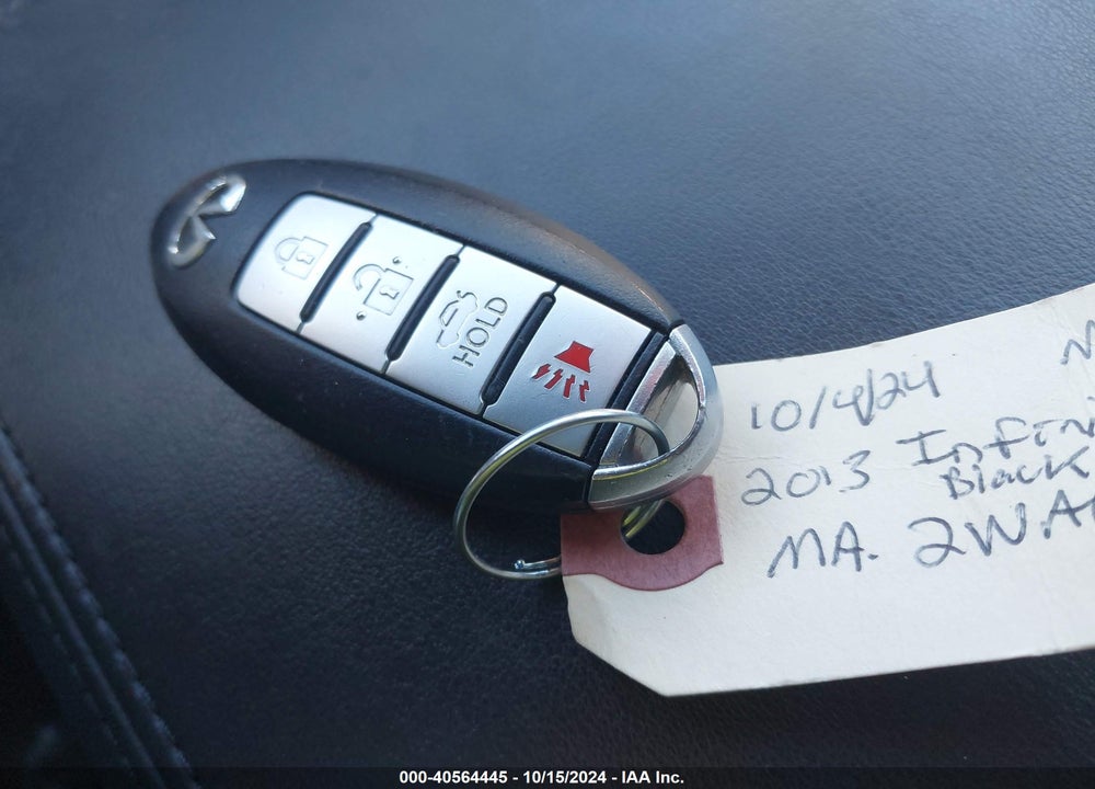 2013 INFINITI G37X VIN: JN1CV6AR0DM356853