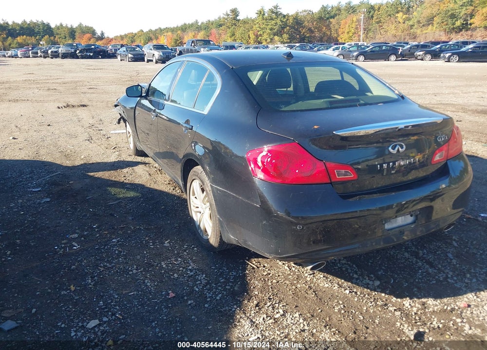 2013 INFINITI G37X VIN: JN1CV6AR0DM356853