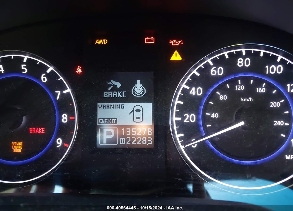 2013 INFINITI G37X VIN: JN1CV6AR0DM356853