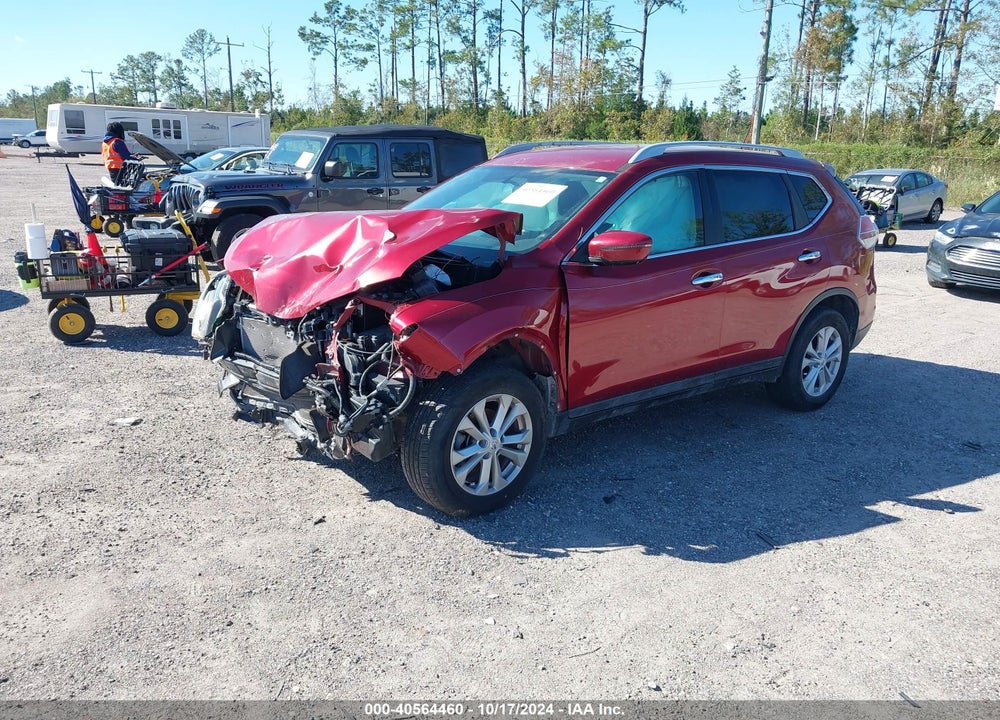 2016 NISSAN ROGUE SV VIN: 5N1AT2MT5GC899292