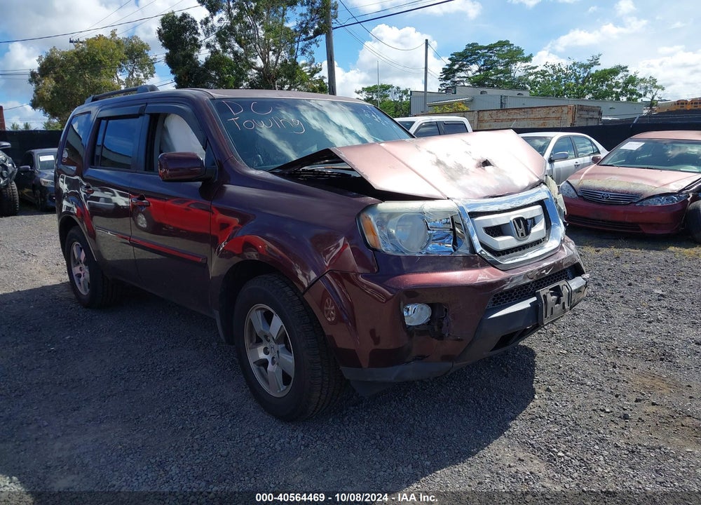 2011 HONDA PILOT EX-L VIN: 5FNYF3H54BB005970