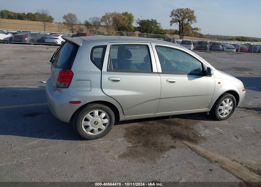 2004 CHEVROLET AVEO LS VIN: KL1TJ62634B162009