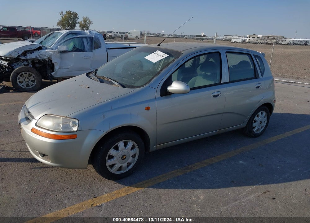 2004 CHEVROLET AVEO LS VIN: KL1TJ62634B162009