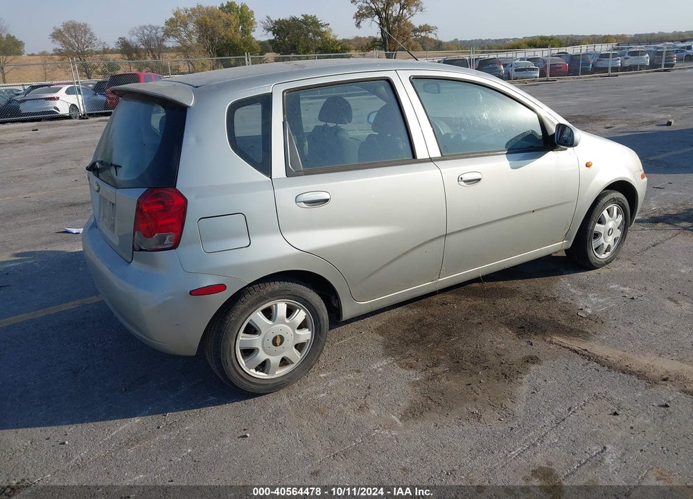 2004 CHEVROLET AVEO LS VIN: KL1TJ62634B162009