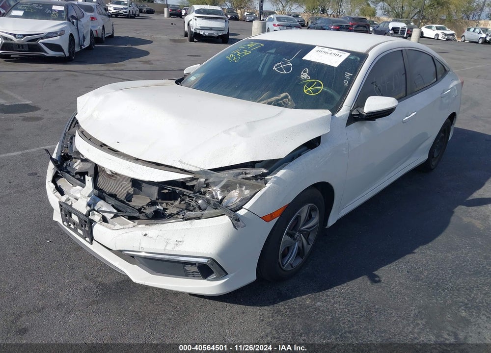 2019 HONDA CIVIC LX VIN: 2HGFC2F61KH522189