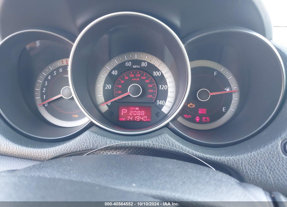 2010 KIA FORTE EX VIN: KNAFU4A25A5112588