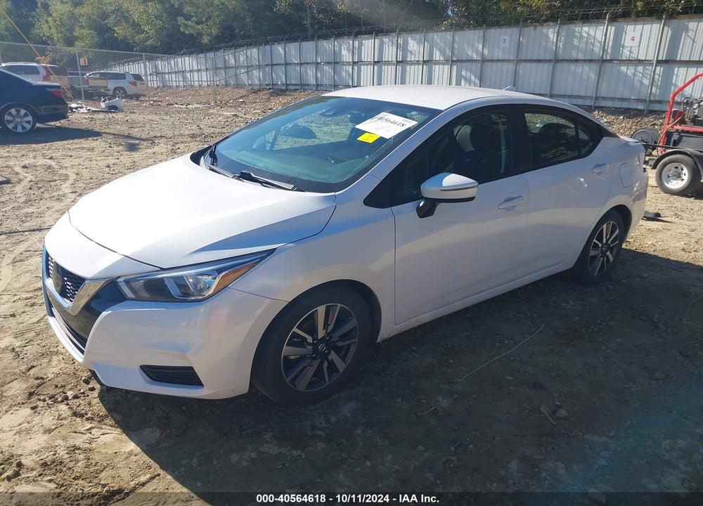 2021 NISSAN VERSA SV XTRONIC CVT VIN: 3N1CN8EV7ML886587
