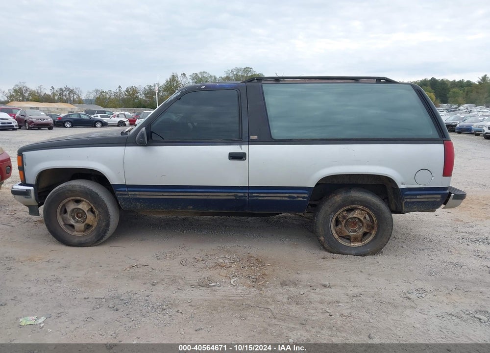 1993 CHEVROLET BLAZER K1500 VIN: 1GNEK18K2PJ393314