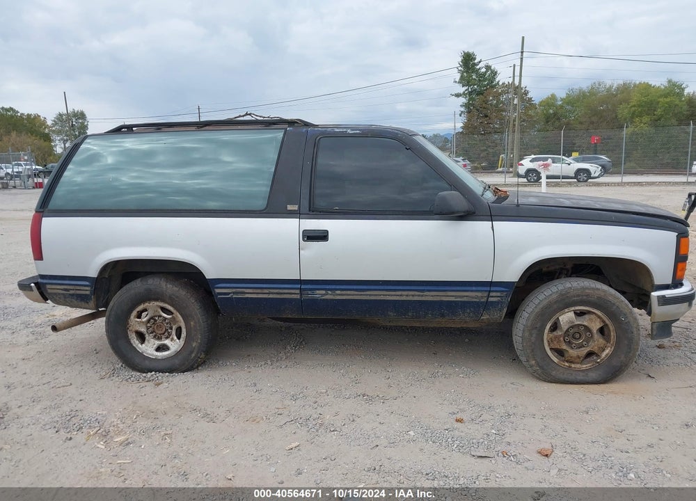 1993 CHEVROLET BLAZER K1500 VIN: 1GNEK18K2PJ393314