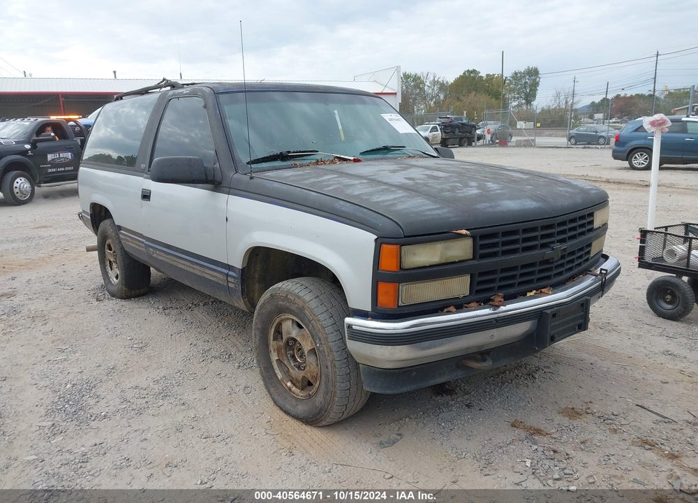 1993 CHEVROLET BLAZER K1500 VIN: 1GNEK18K2PJ393314