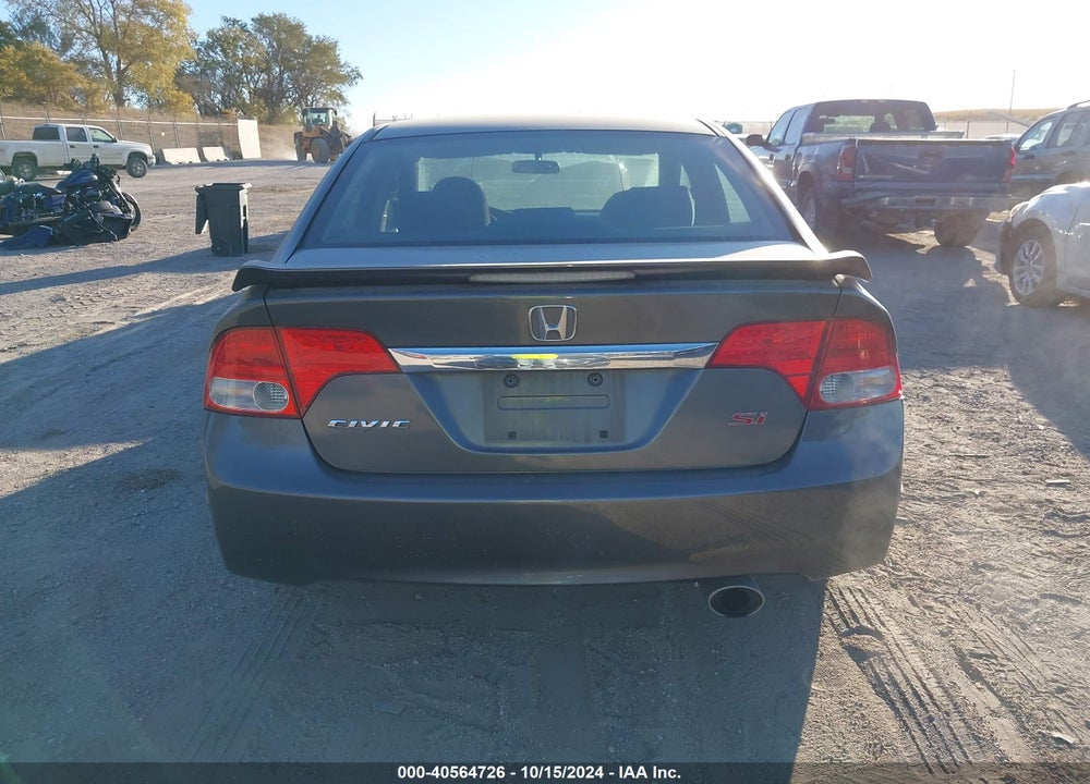 2009 HONDA CIVIC SI VIN: 2HGFA555X9H703575