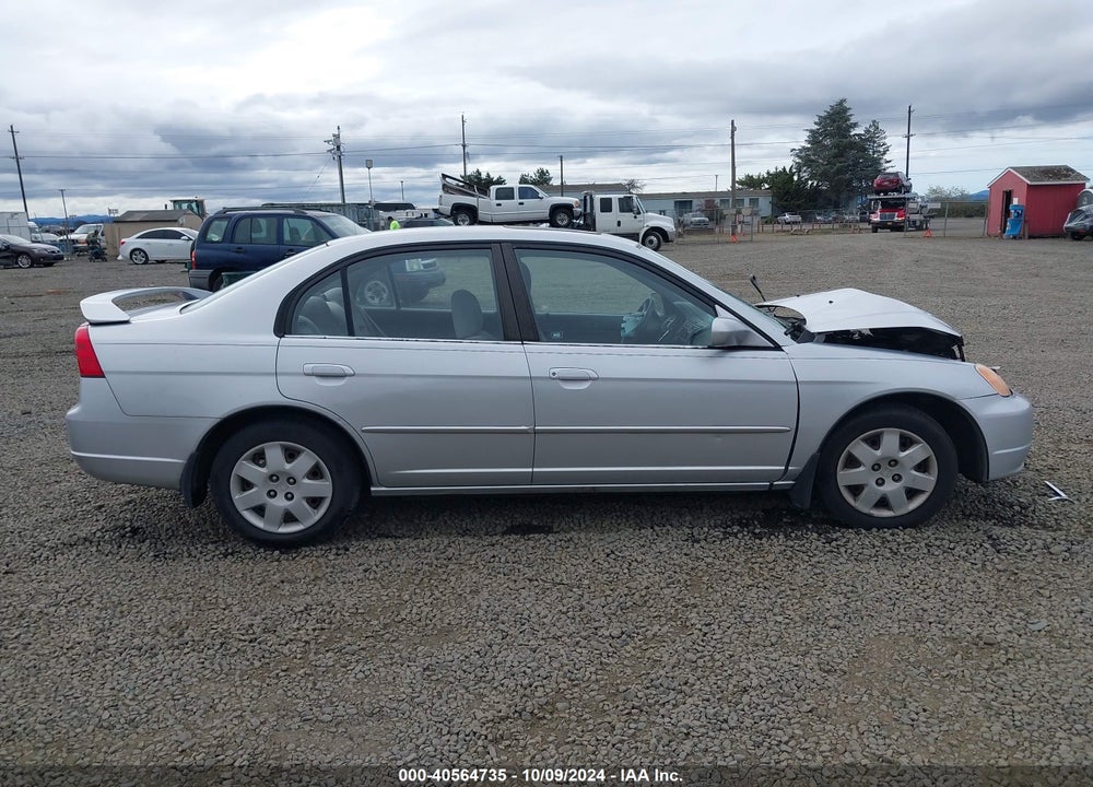 2001 HONDA CIVIC EX VIN: 2HGES25751H554795