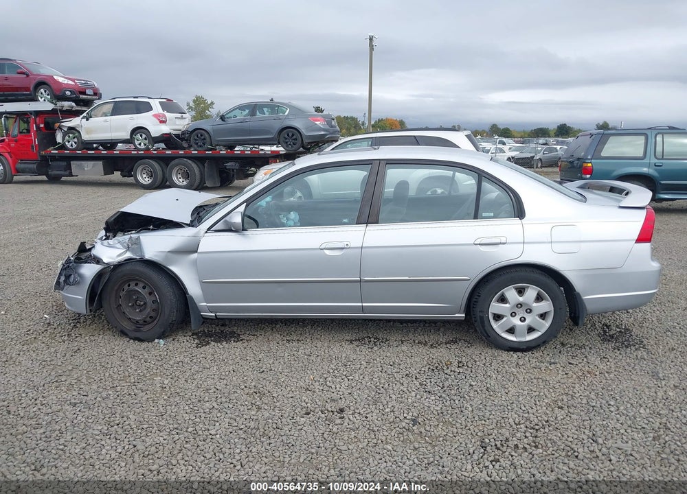 2001 HONDA CIVIC EX VIN: 2HGES25751H554795