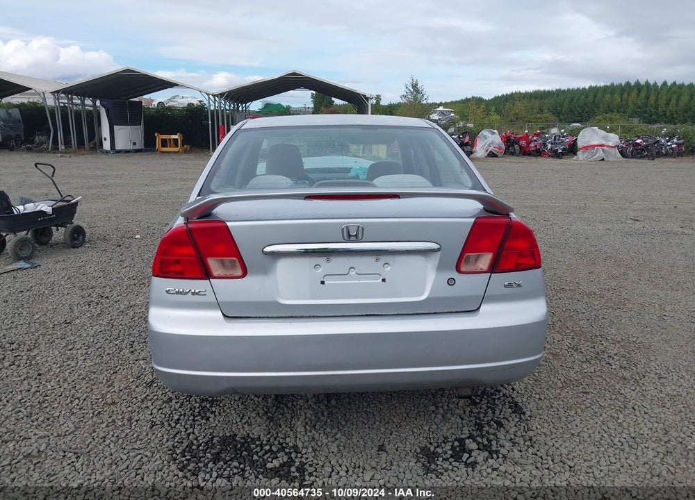 2001 HONDA CIVIC EX VIN: 2HGES25751H554795