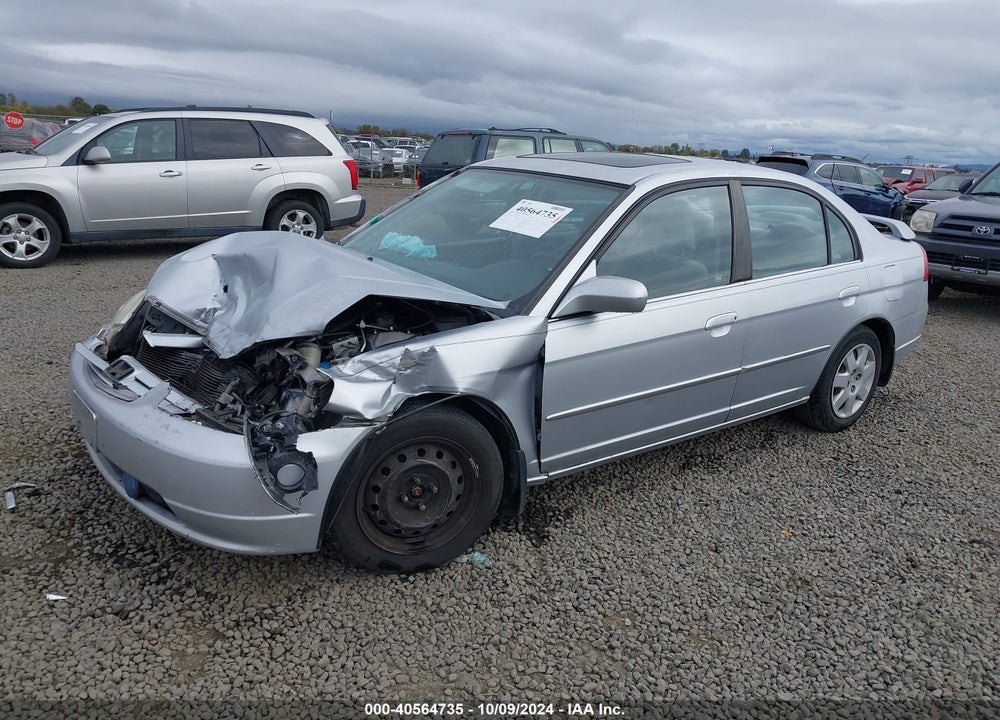 2001 HONDA CIVIC EX VIN: 2HGES25751H554795