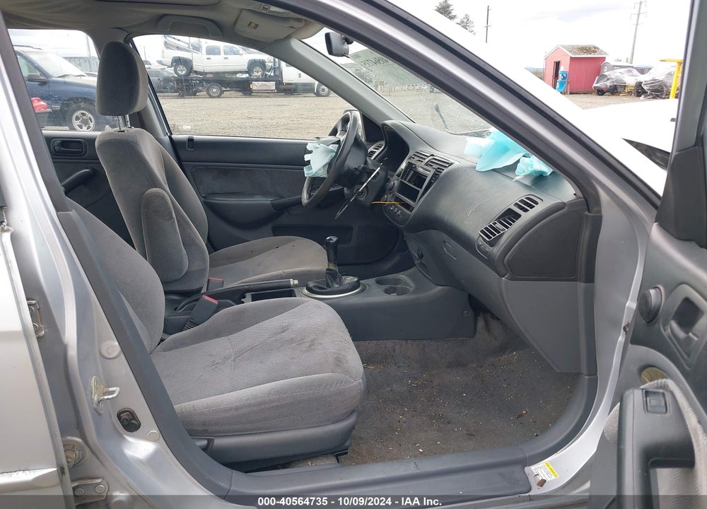 2001 HONDA CIVIC EX VIN: 2HGES25751H554795